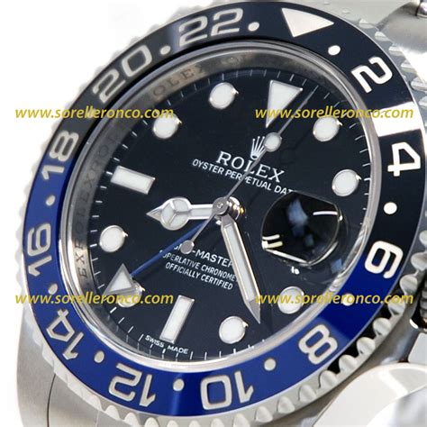 rolex gmt ghiera nero blu